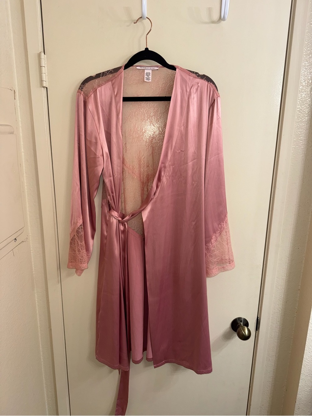 Victoria’s Secret Pink Silk Robe